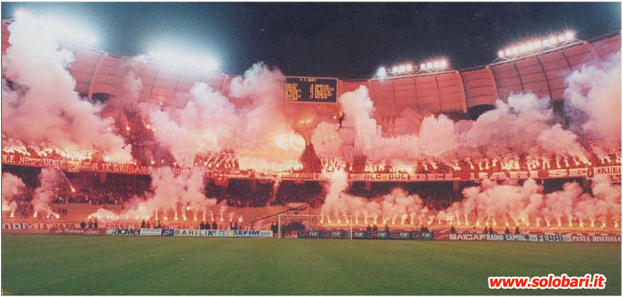 Bari-Milan 98-99 in notturna