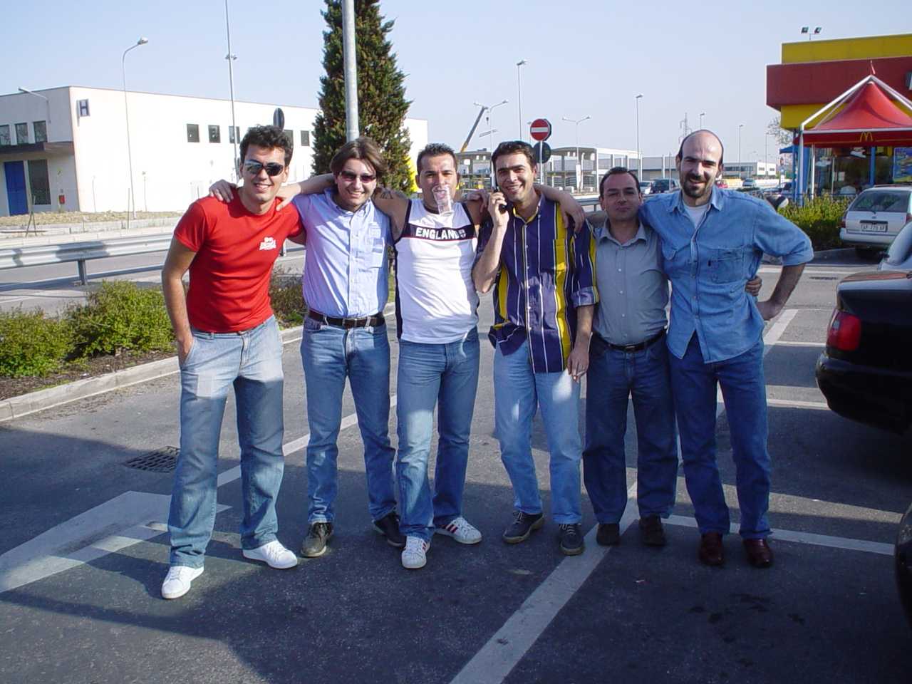 Al McDonald's di Ancona pre-partita 02-03
