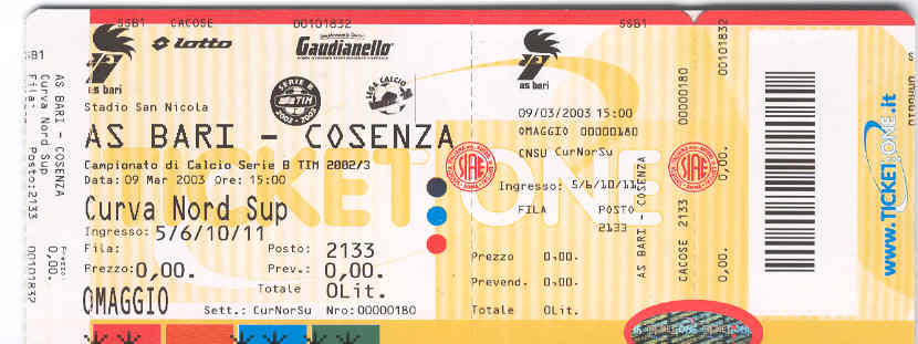 Bari-Cosenza 02-03