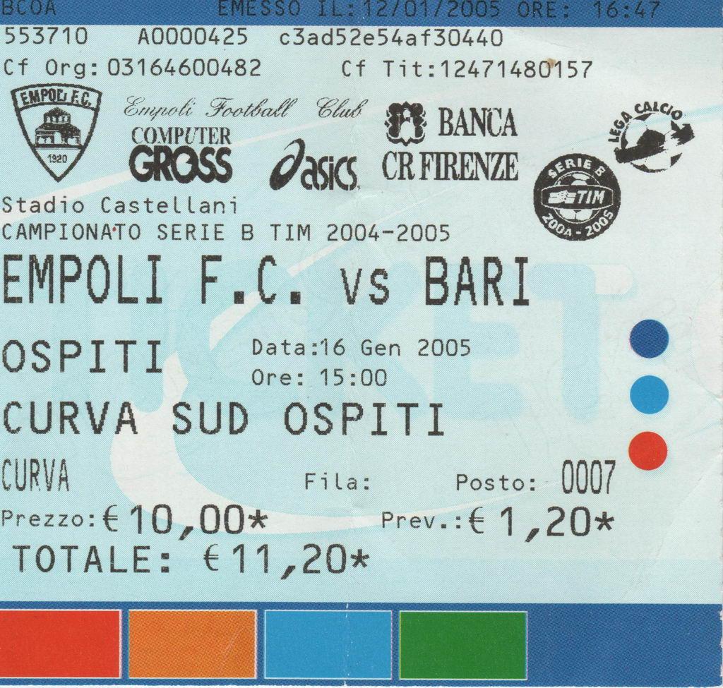 Empoli-Bari 04-05