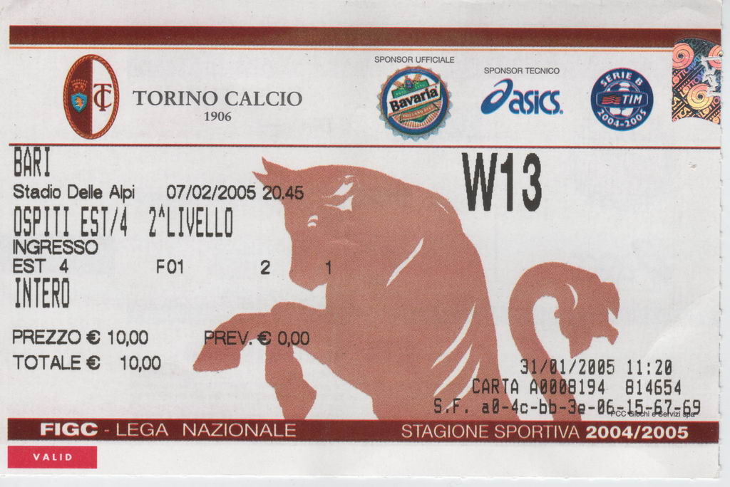 Torino-Bari 04-05