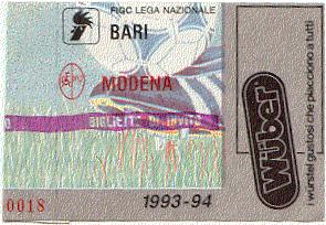 Bari-Modena 1993-1994
