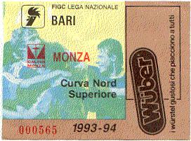 Bari-Monza 1993-1994