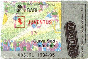 Bari-Juventus 1994-1995