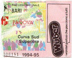 Bari-Padova 1994-1995