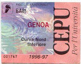 Bari-Genoa 1996-1997