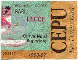 Bari-Lecce 1996-1997