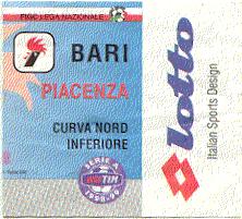 Bari-Piacenza 1998-1999