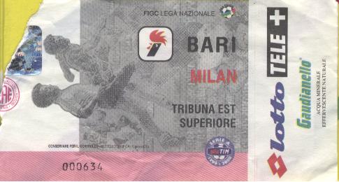 Bari-Milan 99-00
