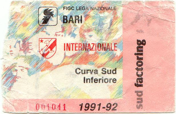 Bari-Inter 1991-1992