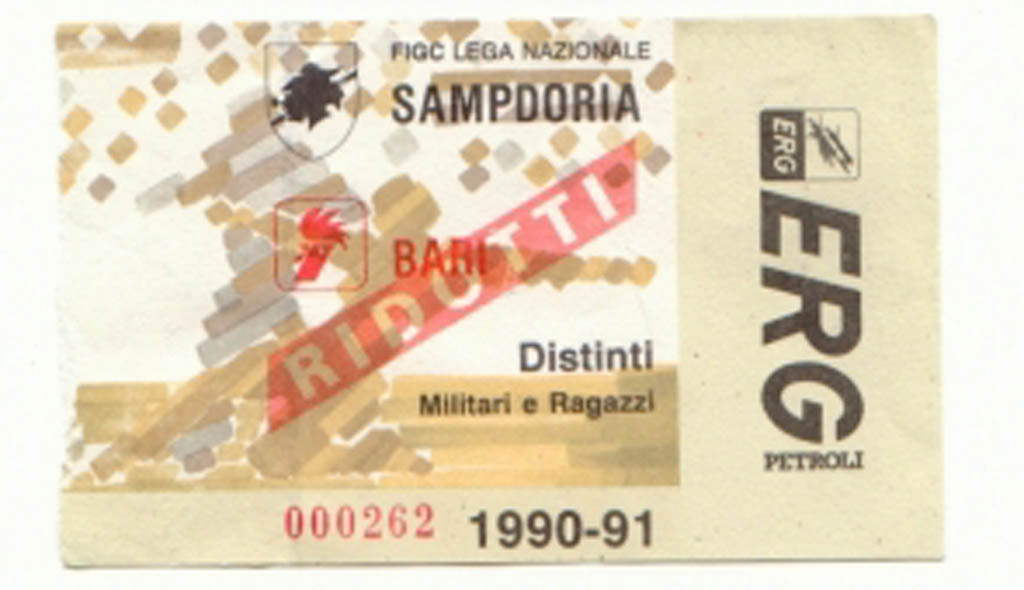 Sampdoria-Bari 90-91