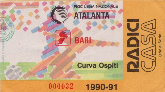 Atalanta-Bari 90-91