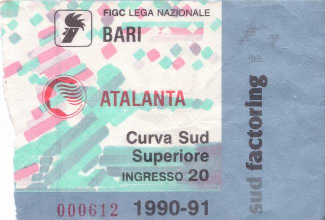 Bari-Atalanta 90-91