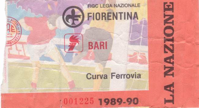 Fiorentina-Bari 89-90