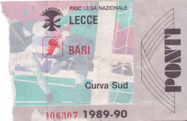 Lecce-Bari 89-90