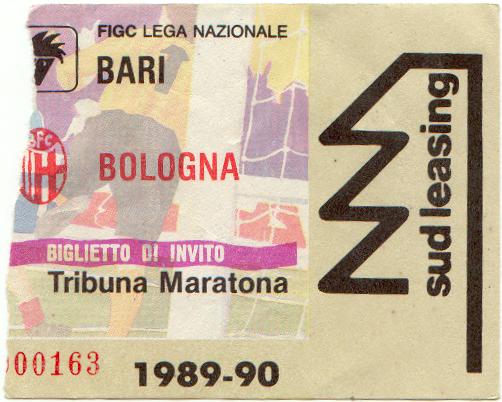 Bari-Bologna 1989-1990