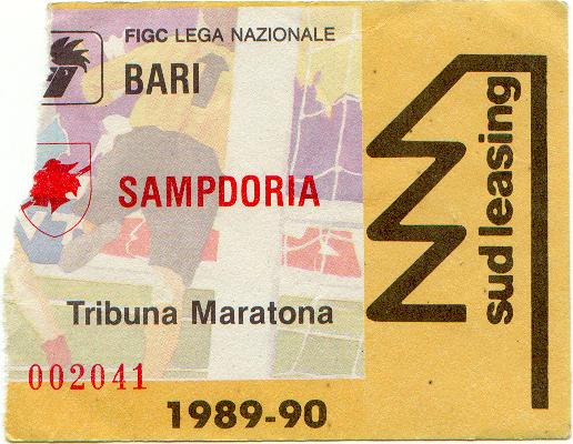 Bari-Sampdoria 1989-1990