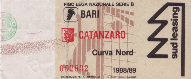 Bari-Catanzaro 88-89