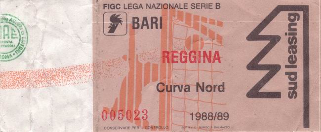 Bari-Reggina 88-89