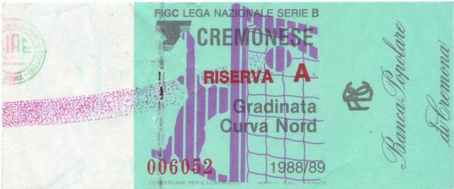 Cremonese-Bari 88-89