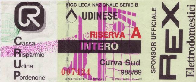 Udinese-Bari 88-89