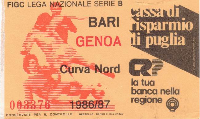Bari-Genoa 86-87