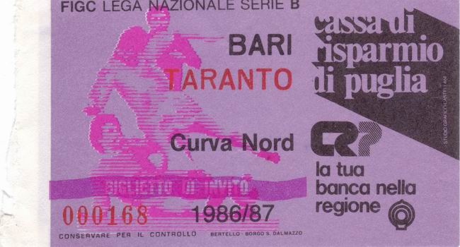 Bari-Taranto 86-87