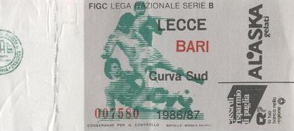 Lecce-BARI 86-87