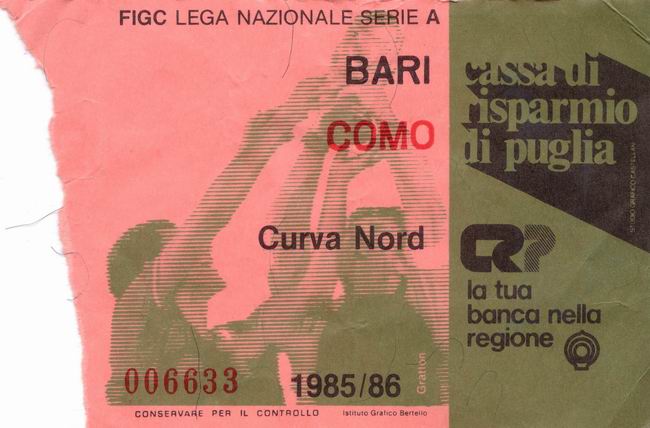 Bari-Como 1985/86