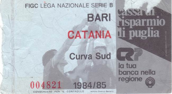 Bari-Catania 84-85