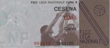 Cesena-BARI 84-85