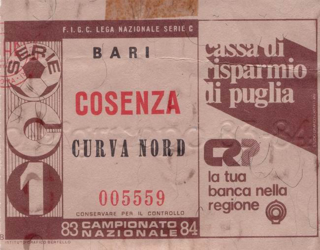 Bari-Cosenza 83-84