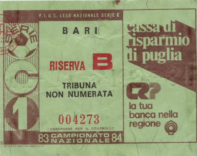 Bari-Riserva B 83-84