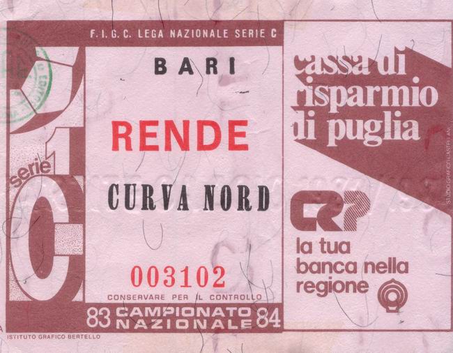 Bari-Rende 83-84