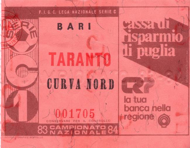 Bari-Taranto 83-84