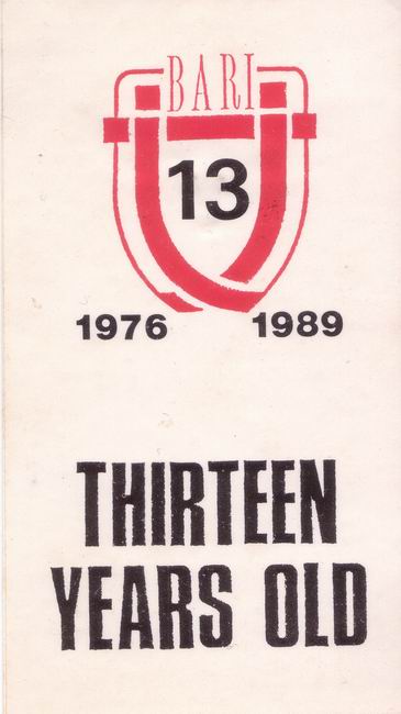 Tessera Ultras 1989/1990