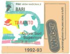 Bari-Taranto 1992-1993