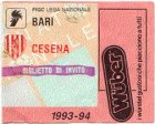 Bari-Cesena 1993-1994