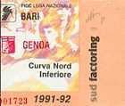 Bari-Genoa 91-92