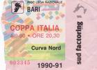 Bari - xxx 90-91 Coppa Italia 4/9/90